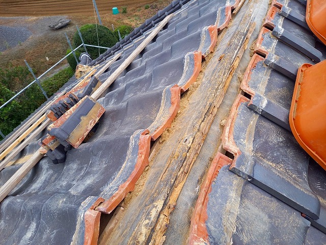 大棟の解体が完了致しました